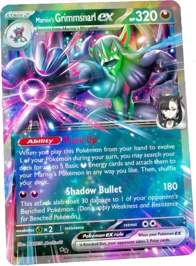 Marnie's Grimmsnarl ex (2025) Bulbapedia, the communitydriven