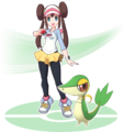 Rosa and Snivy
