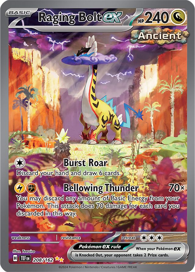 Raging Bolt ex (Temporal Forces 123) - Bulbapedia, the community-driven ...