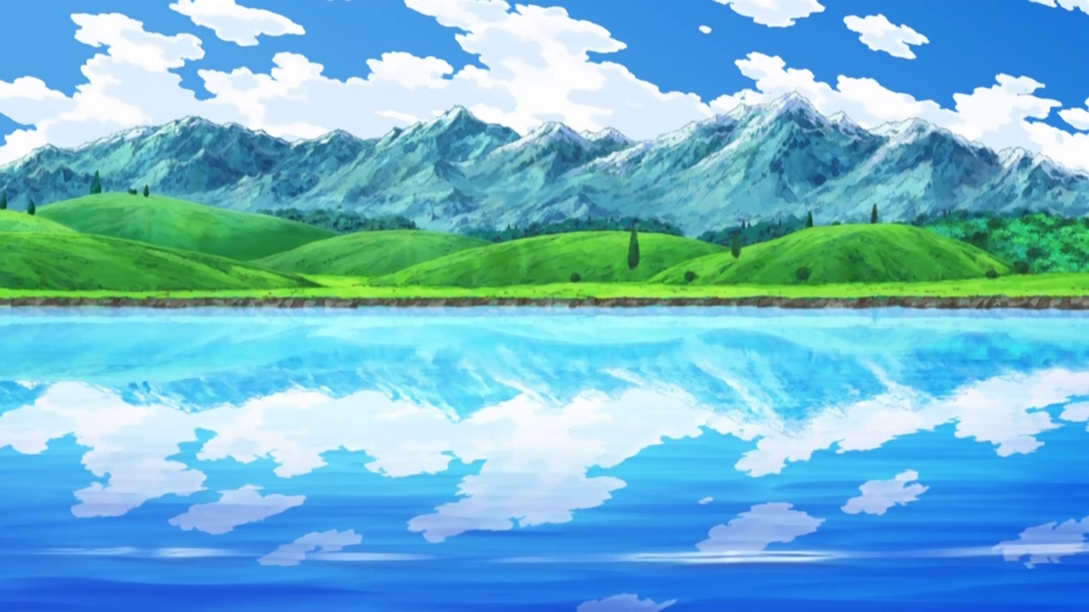 Harmonious Blend of Lake and Green Flora Poster | Zazzle | Anime scenery  wallpaper, Beautiful nature wallpaper, Pretty landscapes