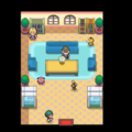 Interior of the Hearthome Fan Club in Pokémon Diamond, Pearl, and Platinum