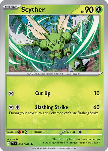 Scyther (Temporal Forces 1) - Bulbapedia, the community-driven Pokémon ...