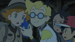 Ash And Goh meet a Shiny Hunter with a Shiny Psyduck! #pokemon #anime