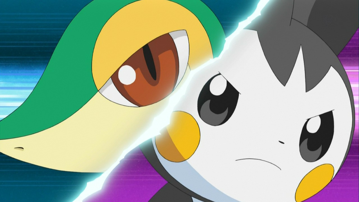 Emolga and snivy