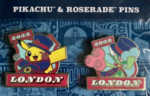 League World Championships 2022 Pikachu & Roserade Pins.PNG
