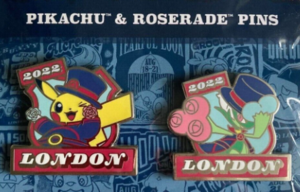 League World Championships 2022 Pikachu & Roserade Pins.PNG