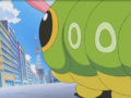 Caterpie's miscolored mouth