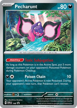 Pecharunt (SVP Promo 129) - Bulbapedia, the community-driven Pokémon ...