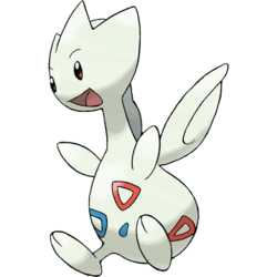 Thông tin về Pokedex - Xin chào mọi người hôm nay mình sẽ viết về Togetic  nhé Tên nhật:Togechick Togetic là Pokemon mang song hệ Bay và Tiên được  tiến hóa từ