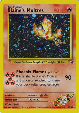 Blaine's Moltres (Gym Heroes 1) - Bulbapedia, The Community-driven ...