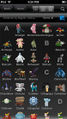 Pokémon listing (iPod Touch/iPhone)