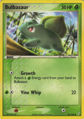 Bulbasaur (EX Crystal Guardians 46) - Bulbapedia, the community-driven ...