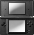 A Jet Black/Onyx Nintendo DS Lite