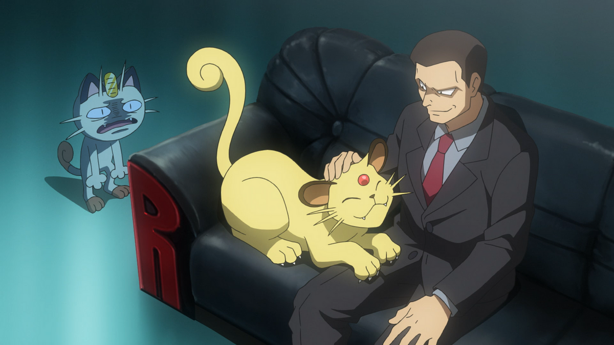 File Meowth Giovanni Persian Rivalry Png Bulbapedia The Community Driven Pokémon Encyclopedia