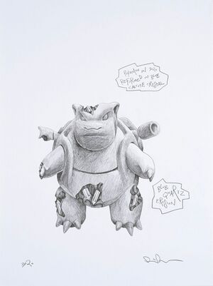 Daniel Arsham Pokémon Study for Crystalized Blastoise.jpg