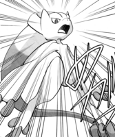 In the X & Y chapter of Pokémon Adventures (Mega Y) by Satoshi Yamamoto