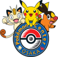 Second logo featuring Meowth, Pikachu and Tepig