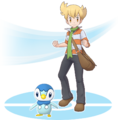 Barry and Piplup