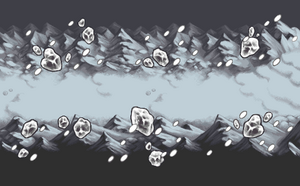 Dark Ice Mountain entrance S.png