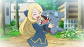 Cynthia obtaining Gible as her starter