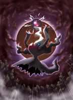 Darkrai using Dark Void on Newmoon Island