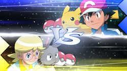 Ash vs Clemont  Pokémon a Série: XY - (dublado) PT/BR - 