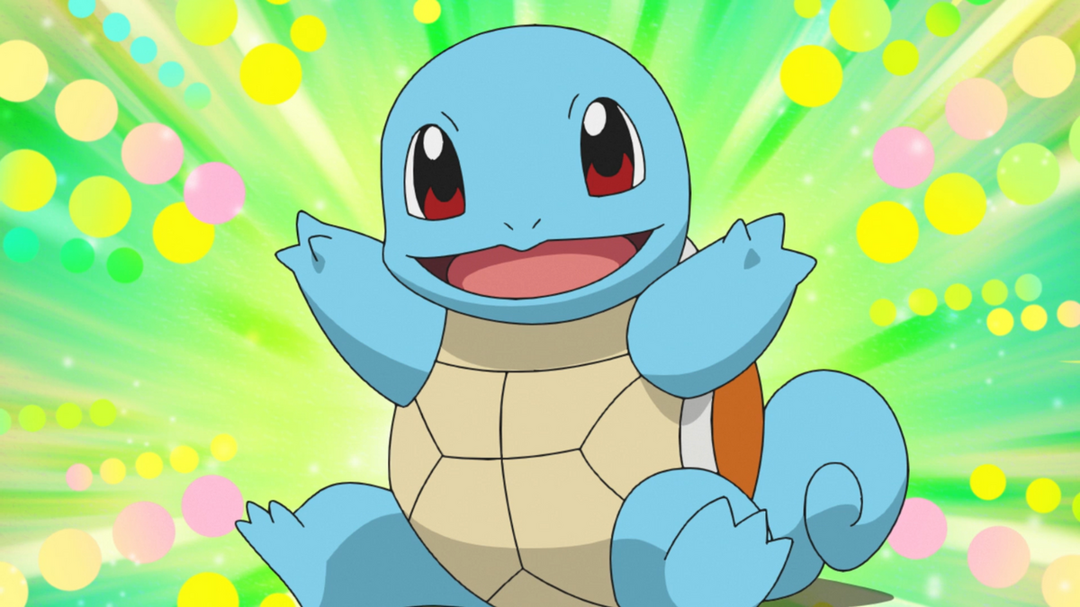 Squirtle, Pokémon, sunglasses, blue, yellow, anime, simple background,  beige background | 1920x1080 Wallpaper - wallhaven.cc