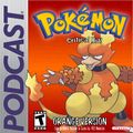 The podcast art for Critical Hit, featuring Magmar.