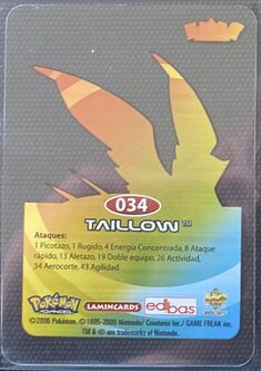 Pokémon Rainbow Lamincards Advanced - back 34.jpg