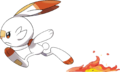 Scorbunny can start fires from its feet as it runs