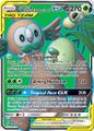 Full Art print of Rowlet from the Unified Minds set.