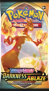 Pokémon Sword & Shield Darkness Ablaze Reverse HOLO Common Toxel #062/189