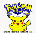 English Title screen (Game Boy Color)