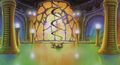 The entrance hall to Mewtwo's castle