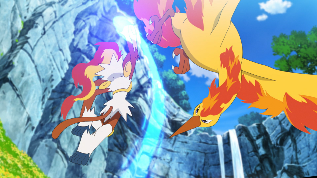 File:Ash Infernape vs Moltres.png - Bulbagarden Archives