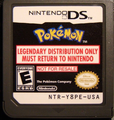 GameStop legendary beasts (and undistributed Celebi) distribution DS card