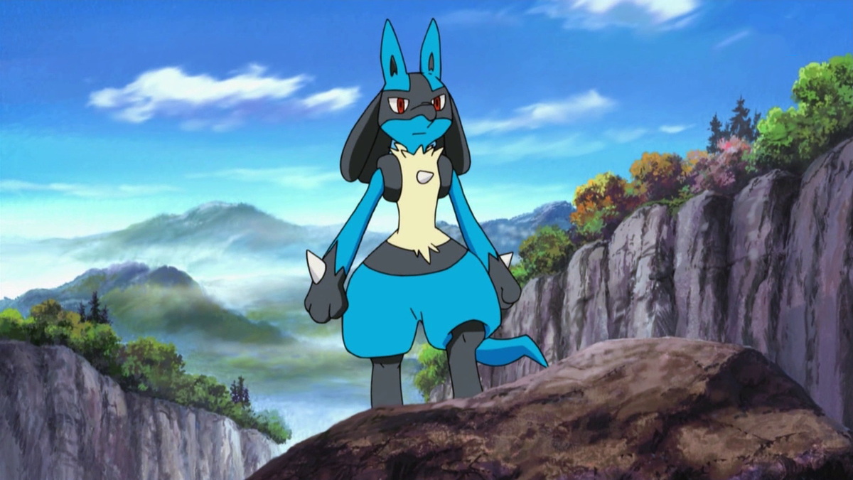 lucario and sir aaron (pokemon and 3 more) drawn by