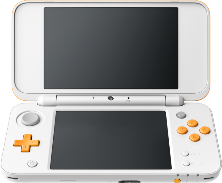 File:New Nintendo 2DS XL White-Orange.png