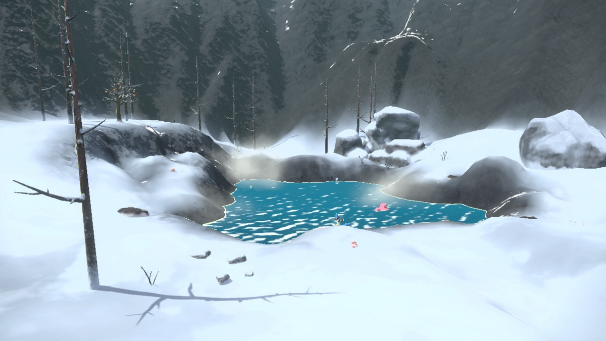 Snowfall hot springs arceus