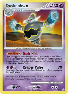 Dusknoir (DP Promo 33) - Bulbapedia, the community-driven Pokémon ...