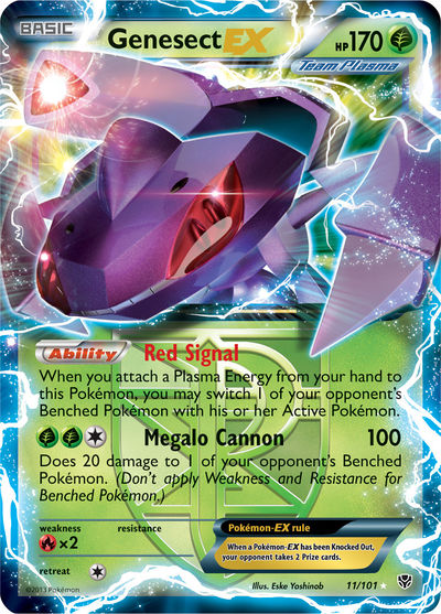 Genesect-EX (Plasma Blast 11) - Bulbapedia, the community-driven ...