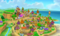 Lively Town as seen in-game
