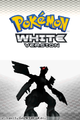 Title screen of Pokémon White Version.