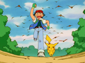 Ash and Pikachu Spearow.png