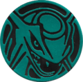 GHC Teal Rayquaza Coin.png
