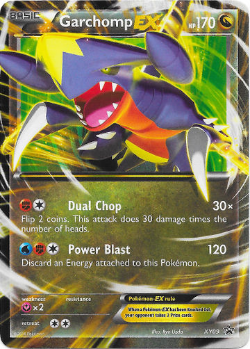 Garchomp-EX (XY Promo 9) - Bulbapedia, the community-driven Pokémon ...