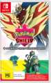 Pokémon Shield + Pokémon Shield Expansion Pass Australian boxart