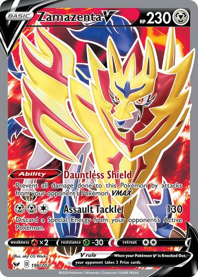 Zamazenta V (Sword & Shield 139) - Bulbapedia, the community-driven ...