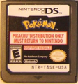 Toys "R" Us Ash's Pikachu distribution DS card
