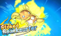 Raichu using the Z-Move Stoked Sparksurfer